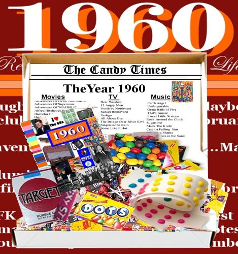 Retro 1960 Candy Box Jr. With 1960 Highlights logo