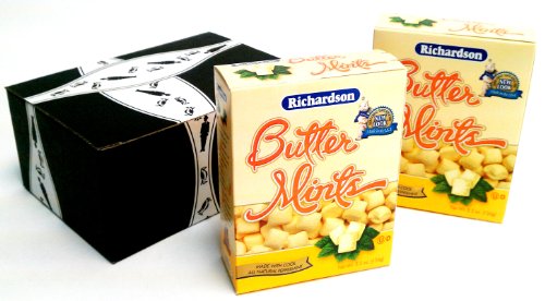 Richardson Butter Mints, 5.5 Oz Boxes In A Gift Box (Pack of 2) logo