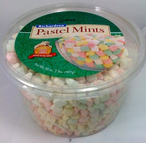 Richardson Pastel Mints, 2lb Tub logo