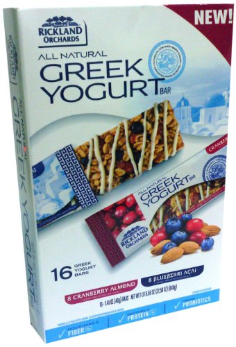 Rickland Orchards Greek Yogurt Coated Granola Bar, 25.38 Ounce logo