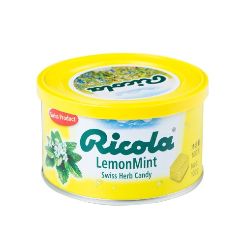 Ricola Lemon Mint Herb Candy 100g. From Thailand logo