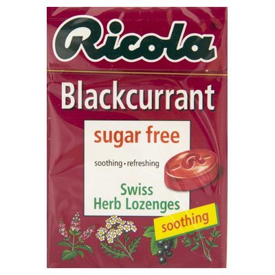 Ricola Original Herb Candy (Pack of 2) (blackcurrant Sugar Free 50g.) logo