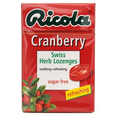 Ricola Original Herb Candy (Pack of 2) (cranberry Sugar Free 45g.) logo