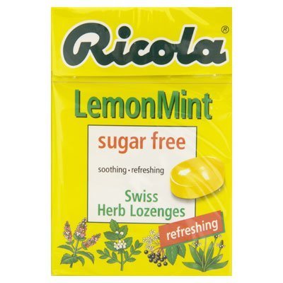 Ricola Original Herb Candy (Pack of 2) (lemon Mint Sugar Free 45g.) logo