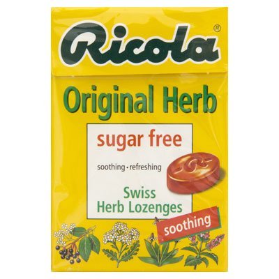 Ricola Original Herb Candy (Pack of 2) (original Herb Sugar Free 50g.) logo