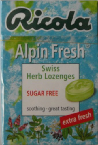 Ricola Swiss Herb Sugar Free Alpin Fresh Lozenges Candy (hp 027) logo