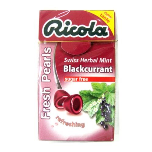 Ricola Swiss Herbal Sugar-free Mint Blackcurrant Candy X 5packs logo