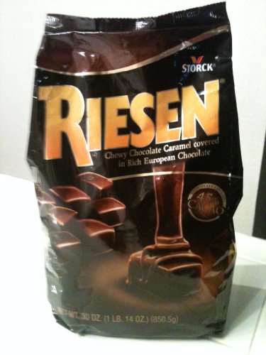 Riesen Chewy Chocolate Caramel Covered In Rich European Chocolate logo