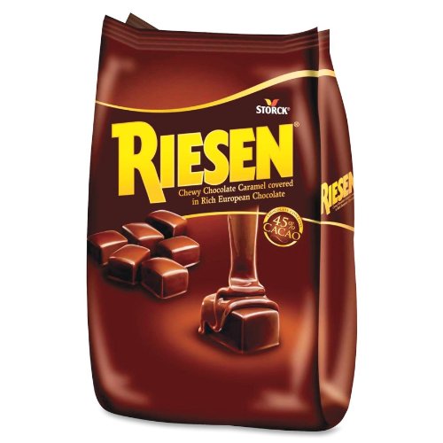 Riesen Chewy Chocolate Caramels – Cacao, Caramel – Individually Wrapped – 1.87 Lb – 1 Bag logo