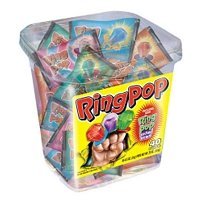 Ring Pop Hard Candies, 0.5 Oz, 40-count (Pack of 2) logo