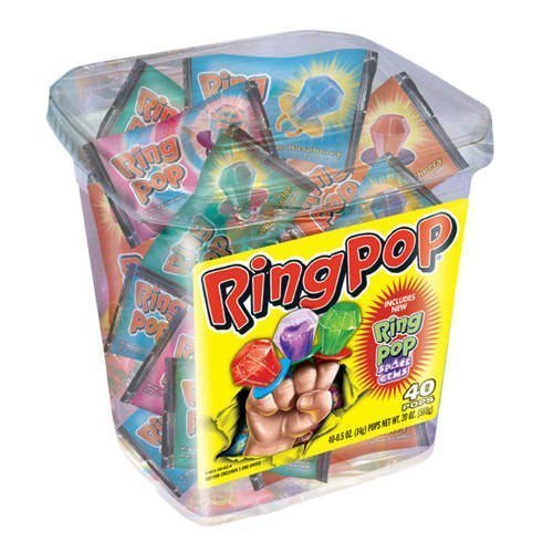 Ringpop-jewel Shaped Hard Candy, 40ct Variety Pack logo
