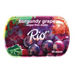 Rio Burgundy Grape Sugarfree Mint Candy 14gm X 5 logo