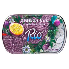 Rio Passion Fruit Sugarfree Mint Candy 14gm X 5 logo