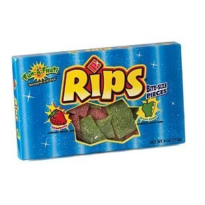 Rips Licorice Theater Box 4oz Strawberry & Green Apple (case Of 12) logo