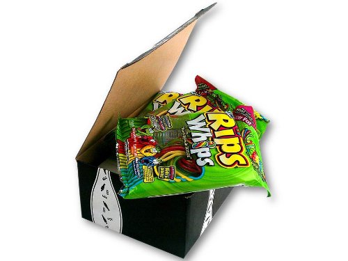 Rips Whips Licorice Laces In Gift Box, 3.5oz Packets (Pack of 3) logo