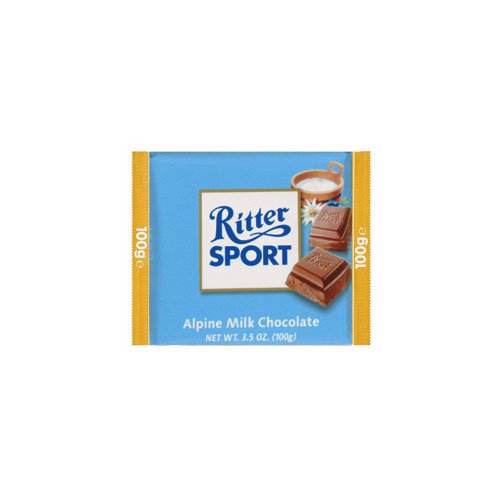 Ritter Alpine Milk Chocolate (economy Case Pack) 3.5 Oz Bar (Pack of 12) logo