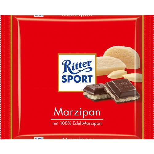 Ritter Sport 100g Marzipan logo