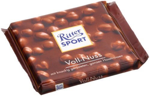 Ritter Sport Chocolate Hazelnut Bar-pack of 3 logo