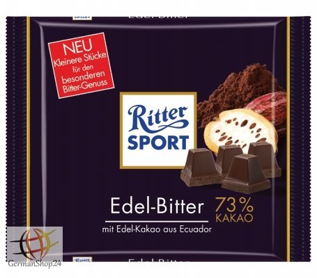 Ritter Sport Edel-bitter 73% logo