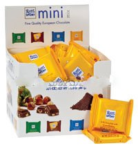 Ritter Sport Milk Chocolate Cornflakes Mini Discplay 36pc 1.33lb logo