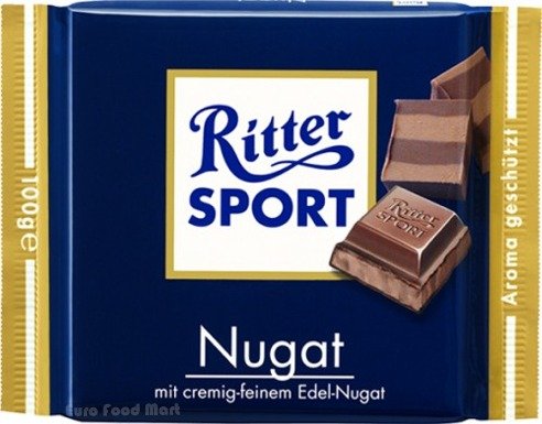 Ritter Sport Milk With Nougat Praline logo