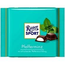 Ritter Sport Peppermint 100g (12-pack) logo