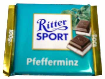 Ritter Sport Peppermint Chocolate 100g logo