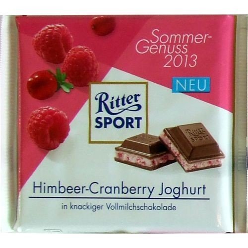 Ritter Sport Summer Enjoyment Rasberry Cranberry – Pack of 3 – Limited Edition logo