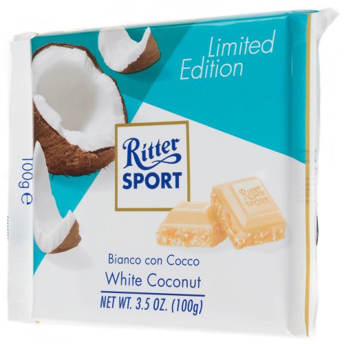 Ritter Sport White Coconut 100g (11-pack) logo