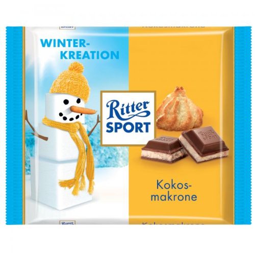 Ritter Sport Winter Collection Kokos-makrone 100g (12-pack) logo