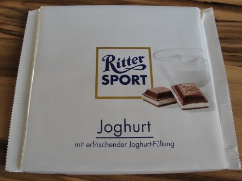 Ritter Sport Yogurt King Sized Chocolate Bar 250g logo