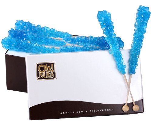 Rock Candy Crystal Sticks Blue Raspberry 12ct. – Oh! Nuts logo