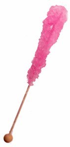 Rock Candy Crystal Sticks Bubble Gum 12ct. logo