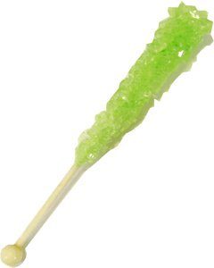 Rock Candy Crystal Sticks Green Watermelon 12ct. logo