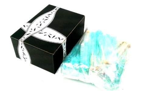 Rock Candy Crystal Sticks Light Blue Cotton Candy, 30ct In A Gift Box logo