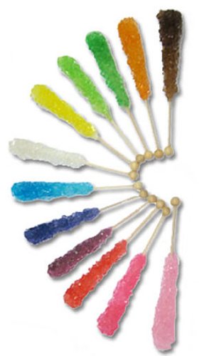 Rock Candy Sticks – Assorted (wrapped)-60 Sticks logo