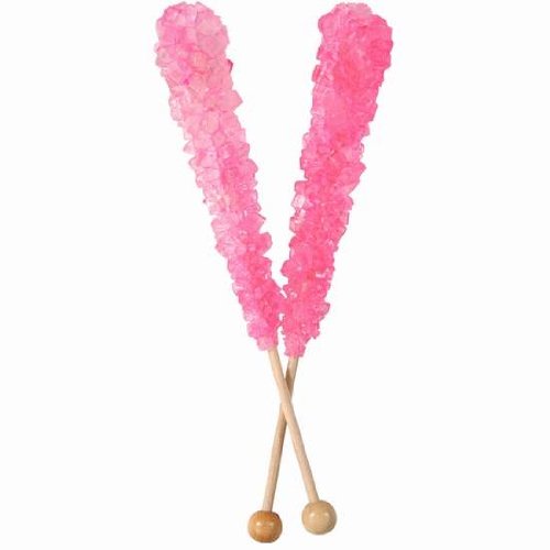 Rock Candy Sticks Cherry-10ct logo