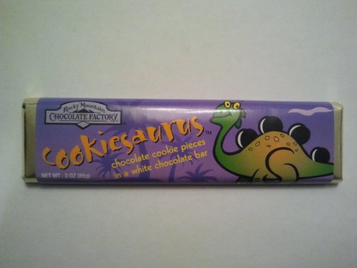 Rocky Mountain Chocolate Factory Cookiesaurus White Chocolate Bar logo