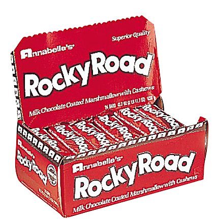 Rocky Road Candy Bars (24 Bars), Rocky Road, 1 Case logo