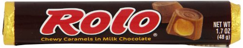 Rolo Chewy Caramels In Milk Chocolate, 1.7 ounce Packets (Pack of 36) logo