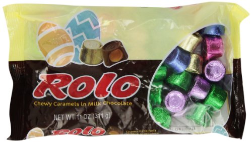 Rolo Easter Chewy Caramels In Milk Chocolate, 11 ounce Bags (Pack of 4) logo