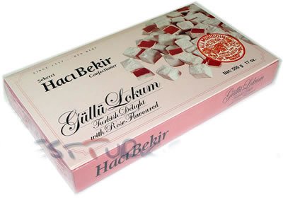 Rose Flavoured Turkish Delight (haci Bekir – 17oz.) logo