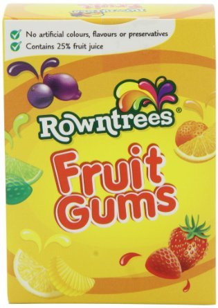 Rowntrees Fruit Gums Carton logo