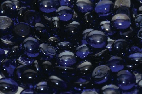 Royal Blue Luster Decorative Glass Gems (12mm) – 5 Lbs logo