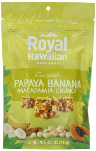 Royal Hawaiian Orchards Macadamia Crunch, Tropical Papaya Banana, 4 Ounce logo