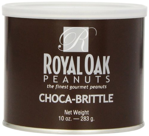 Royal Oak Gourmet Chocolate Covered Peanut Brittle, 8 ounce Tins (Pack of 6) logo