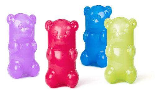 Ruff Dawg Gummy Bear Rubber Dog Toy, Colors Vary logo
