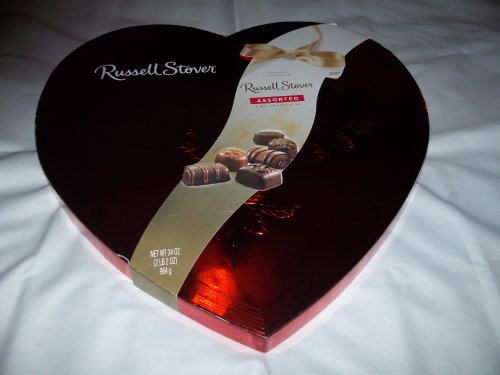 Russell Stover 0289 34oz. Assorted Chocolate Heart logo