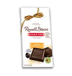 Russell Stover Fine Chocolate Candy Bar Sugar Free Dark Chocolate 2 7/8 Oz. (Pack of Three) logo