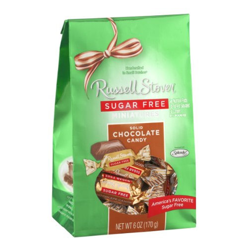 Russell Stover Miniatures Sugar Free Solid Chocolate Candy logo